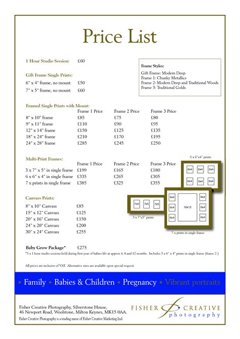 View Price List .